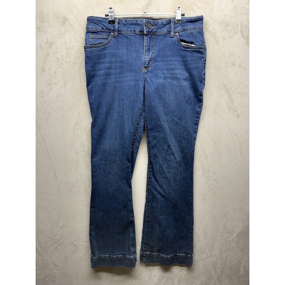 Wrangler Retro Mae Bootcut Jeans Womens 13x34 33 Blue Mid Rise Stretch Stretch